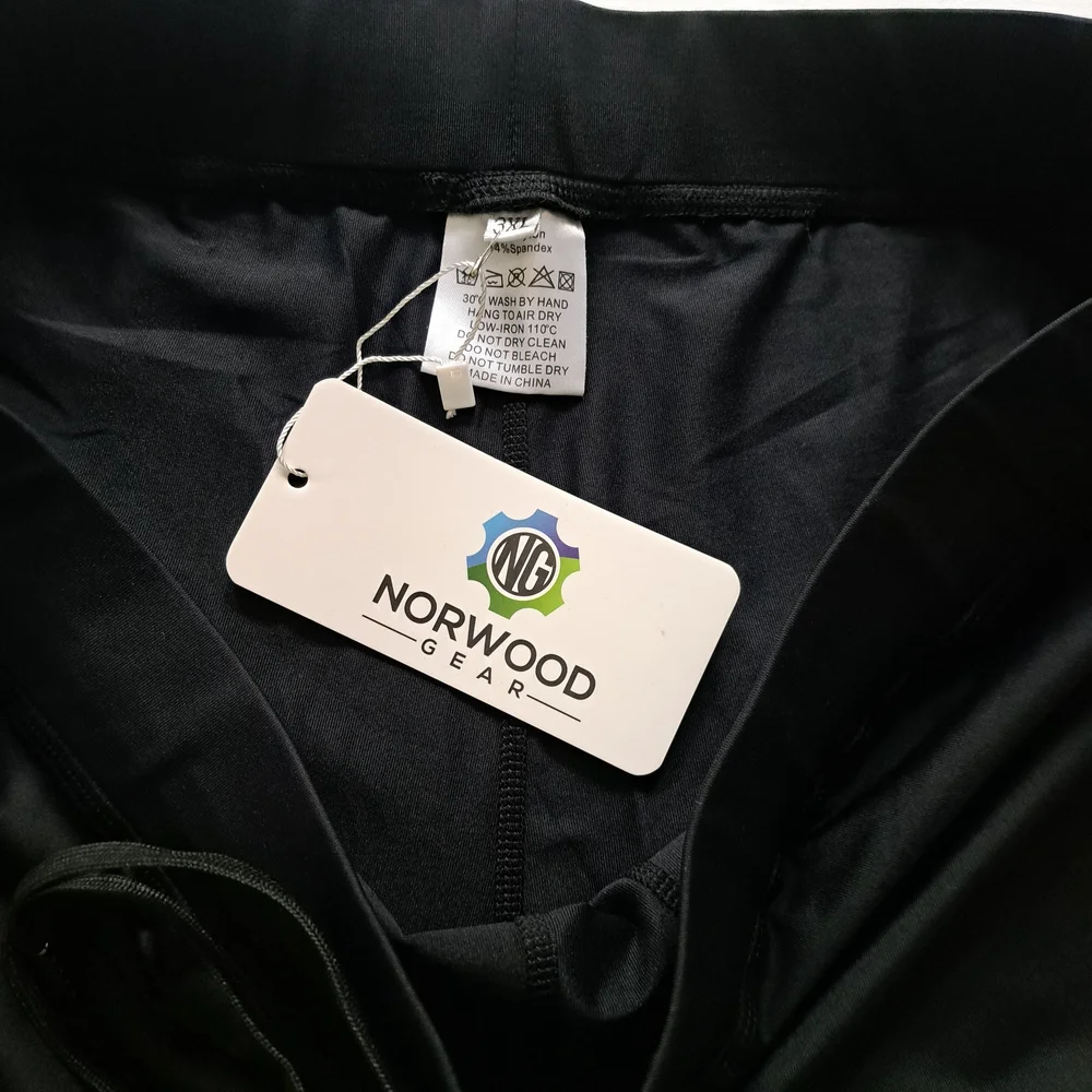 Norwood Gear Mens‎ Black Athletic Compression Shorts Size 3XL NWT